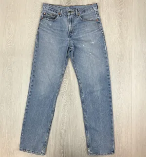 Levis 504 Mens Regular Straight Blue Denim Jeans Size 33