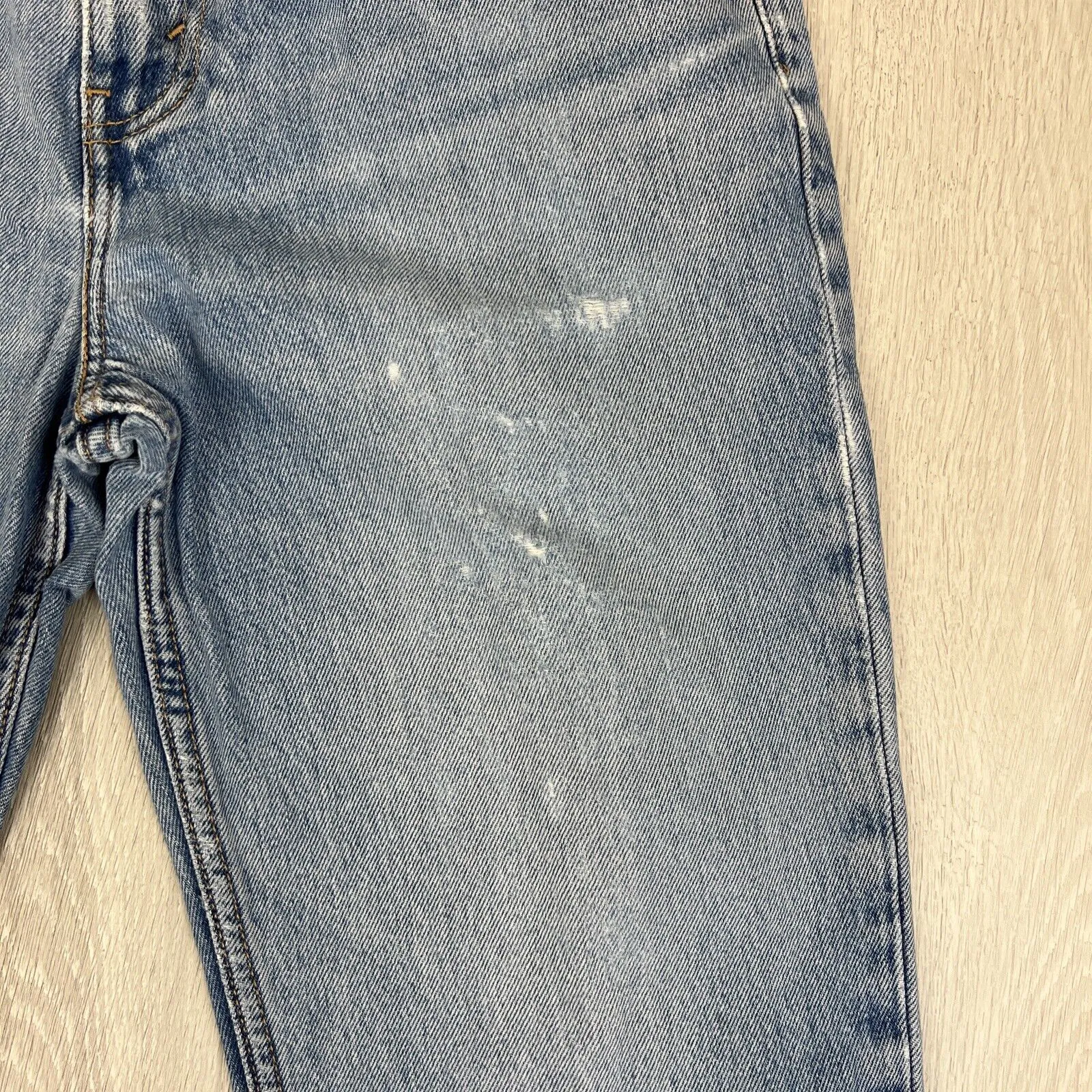 Levis 504 Mens Regular Straight Blue Denim Jeans Size 33