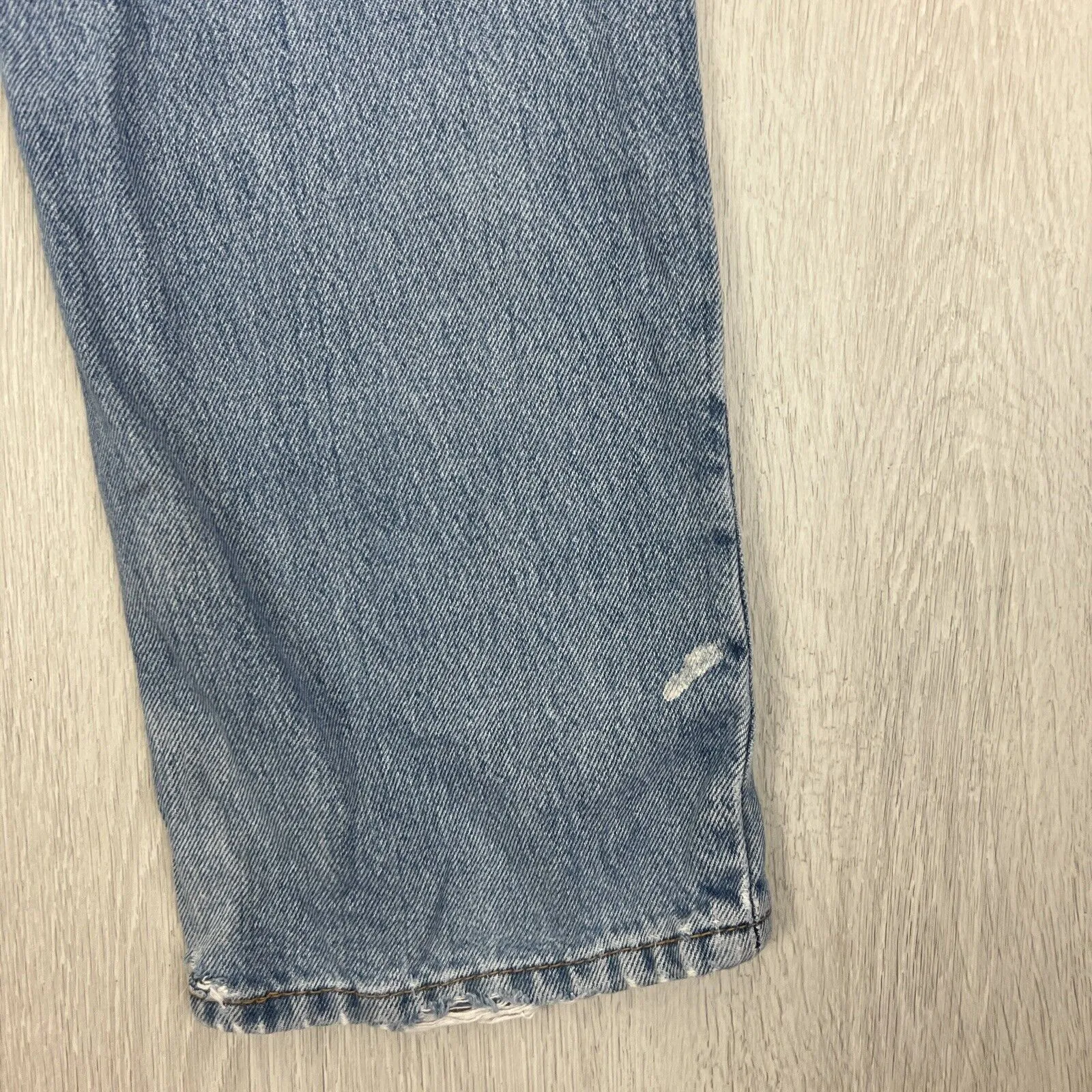 Levis 504 Mens Regular Straight Blue Denim Jeans Size 33