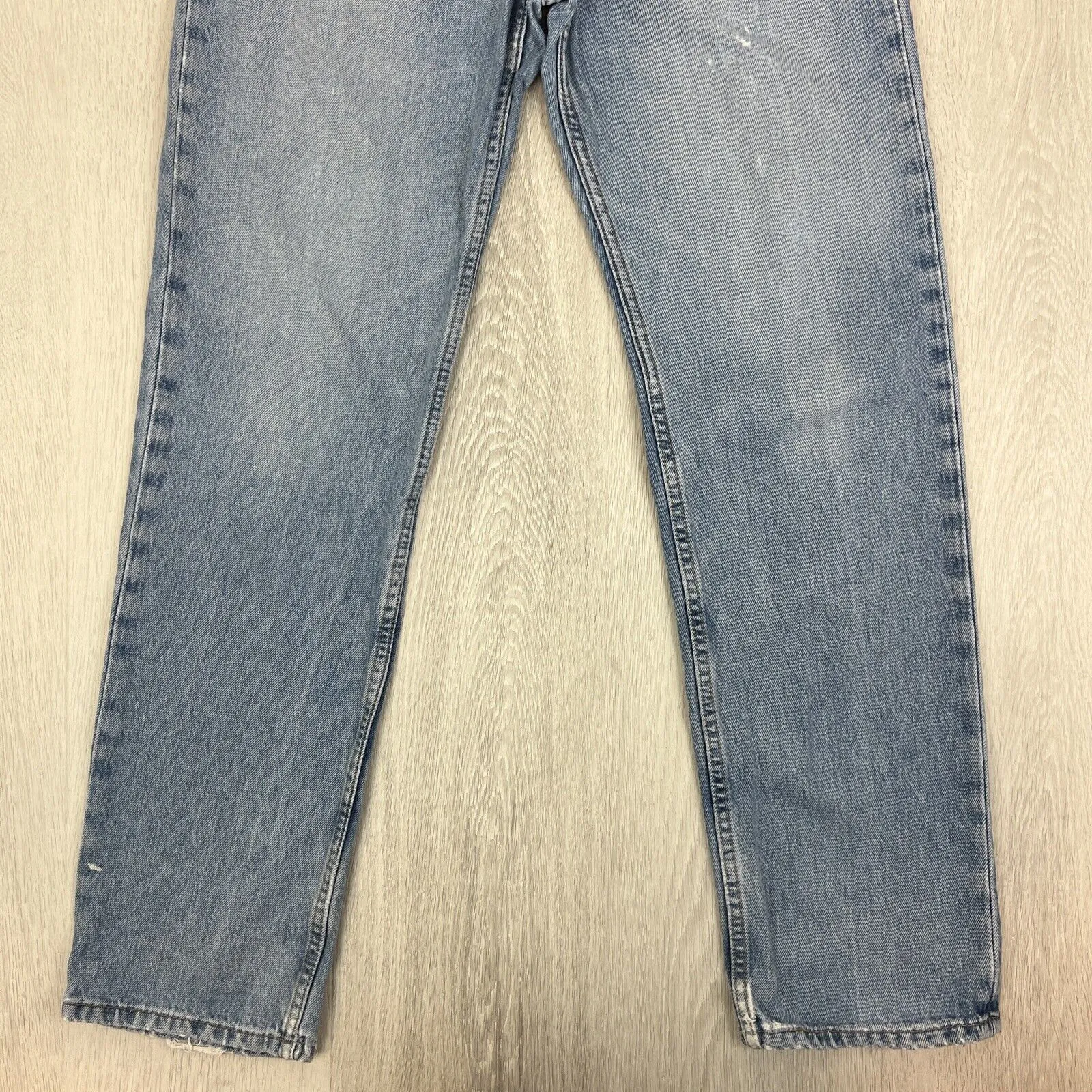Levis 504 Mens Regular Straight Blue Denim Jeans Size 33