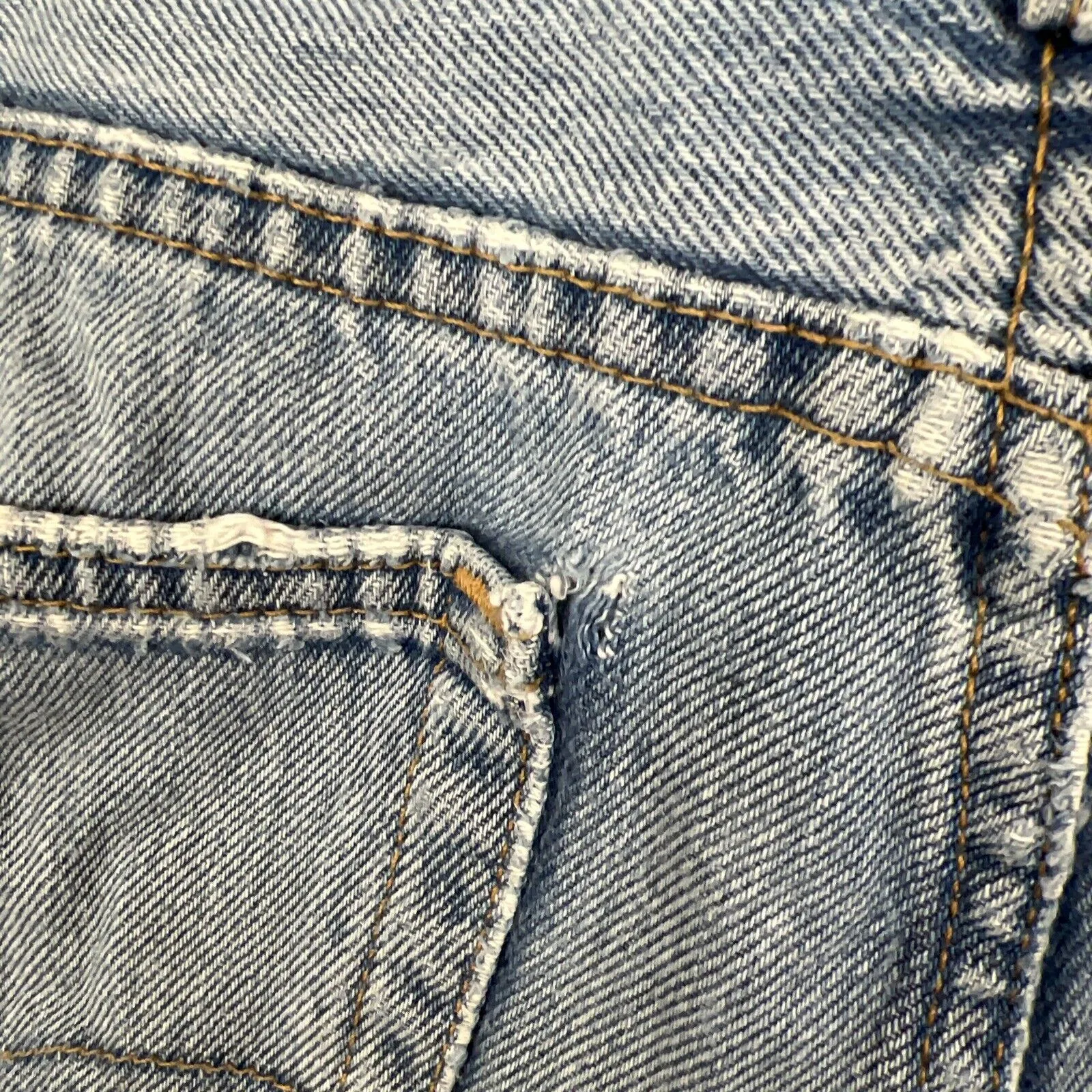 Levis 504 Mens Regular Straight Blue Denim Jeans Size 33