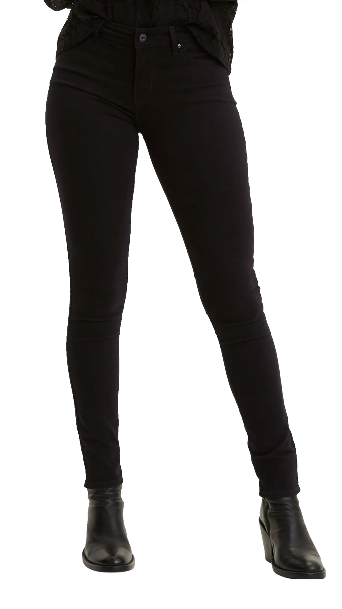 Levi's® 711™ Skinny Jeans, Schwarz