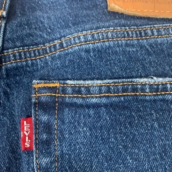 Levis Big E Wedgie Straight Leg Jeans Size 25
