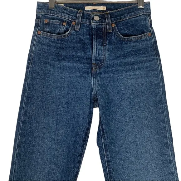 Levis Big E Wedgie Straight Leg Jeans Size 25