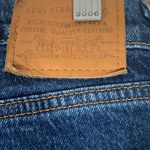 Levis Big E Wedgie Straight Leg Jeans Size 25