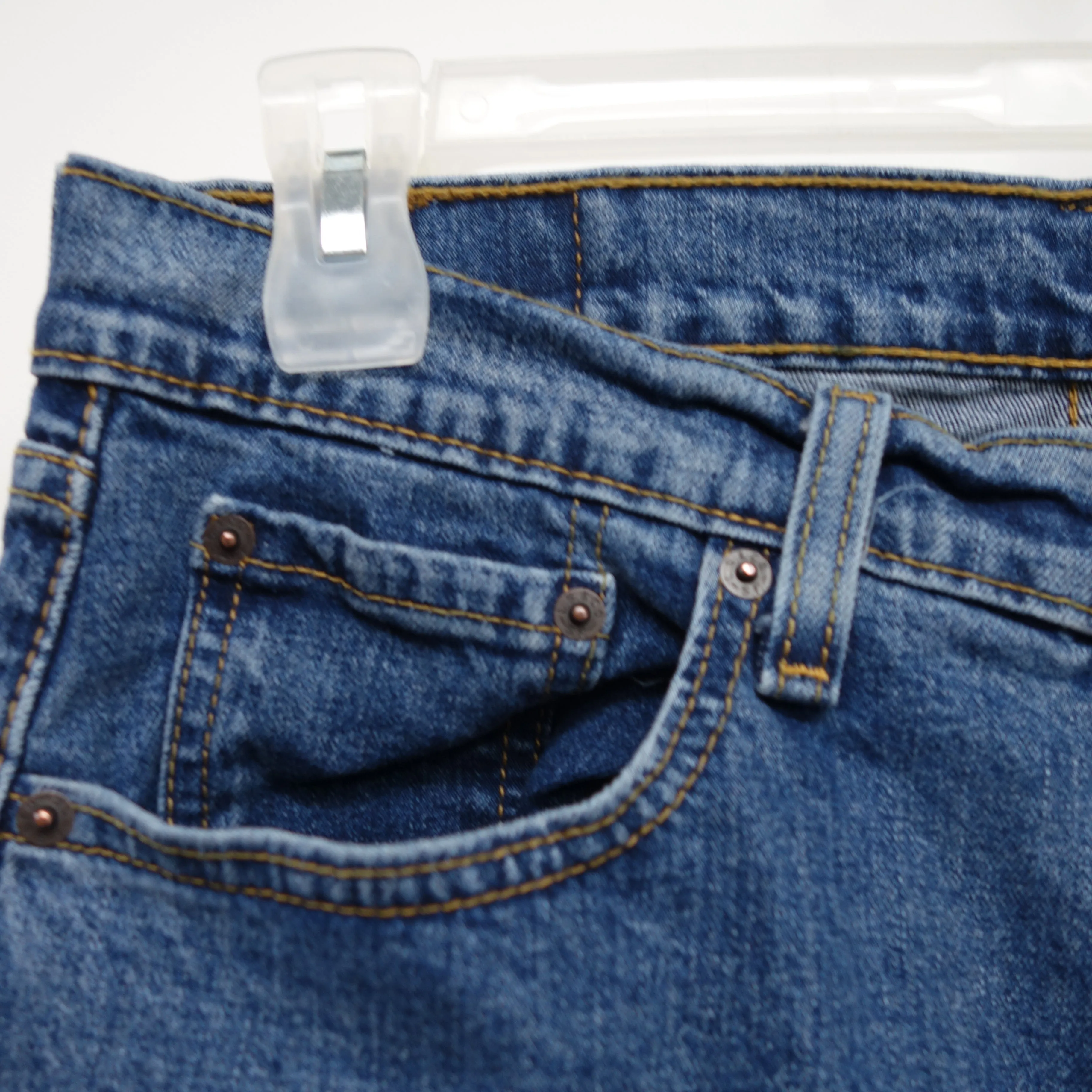 Levi's Mens 505 1765 Regular Fit Straight Leg Medium Denim Jeans 32 x 29