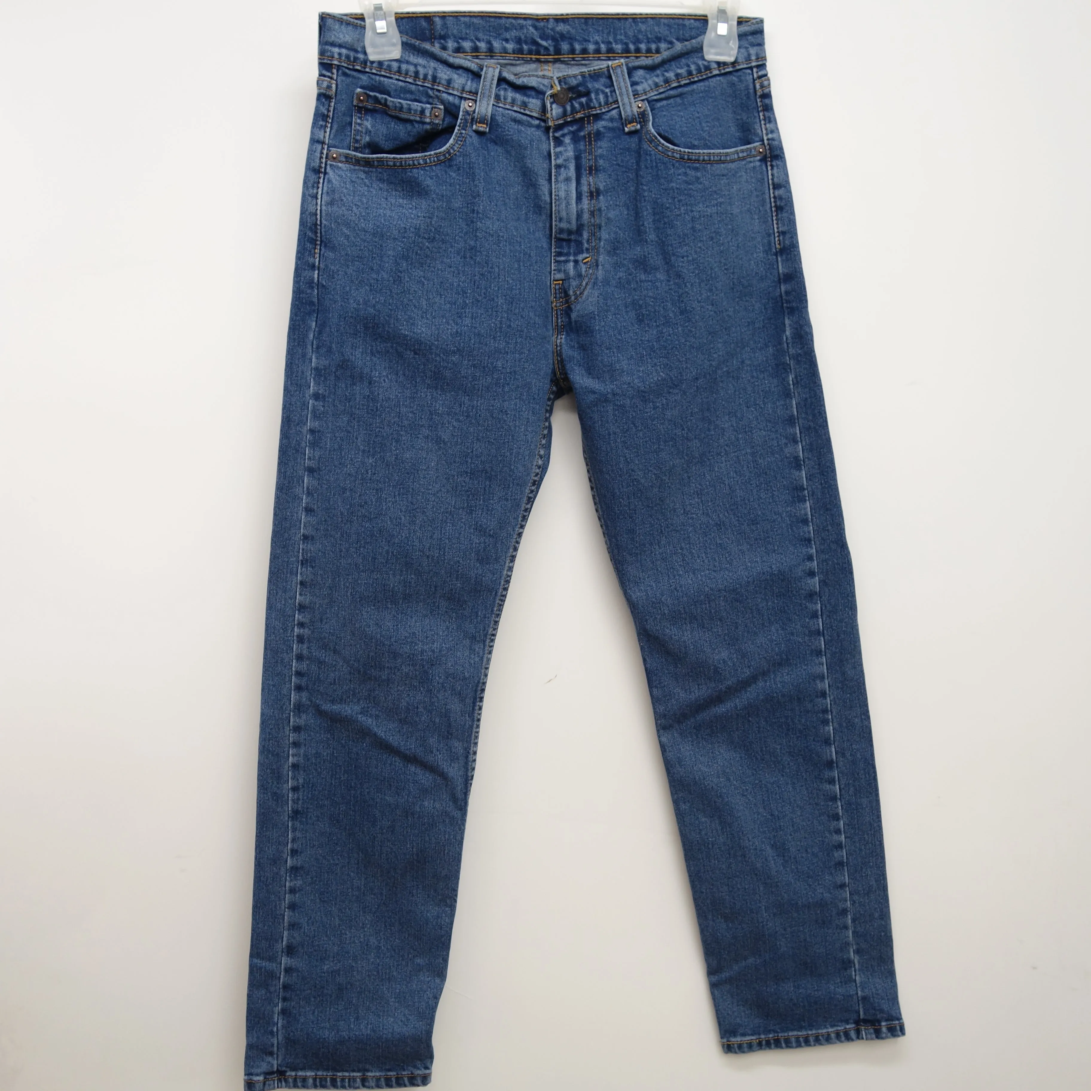 Levi's Mens 505 1765 Regular Fit Straight Leg Medium Denim Jeans 32 x 29
