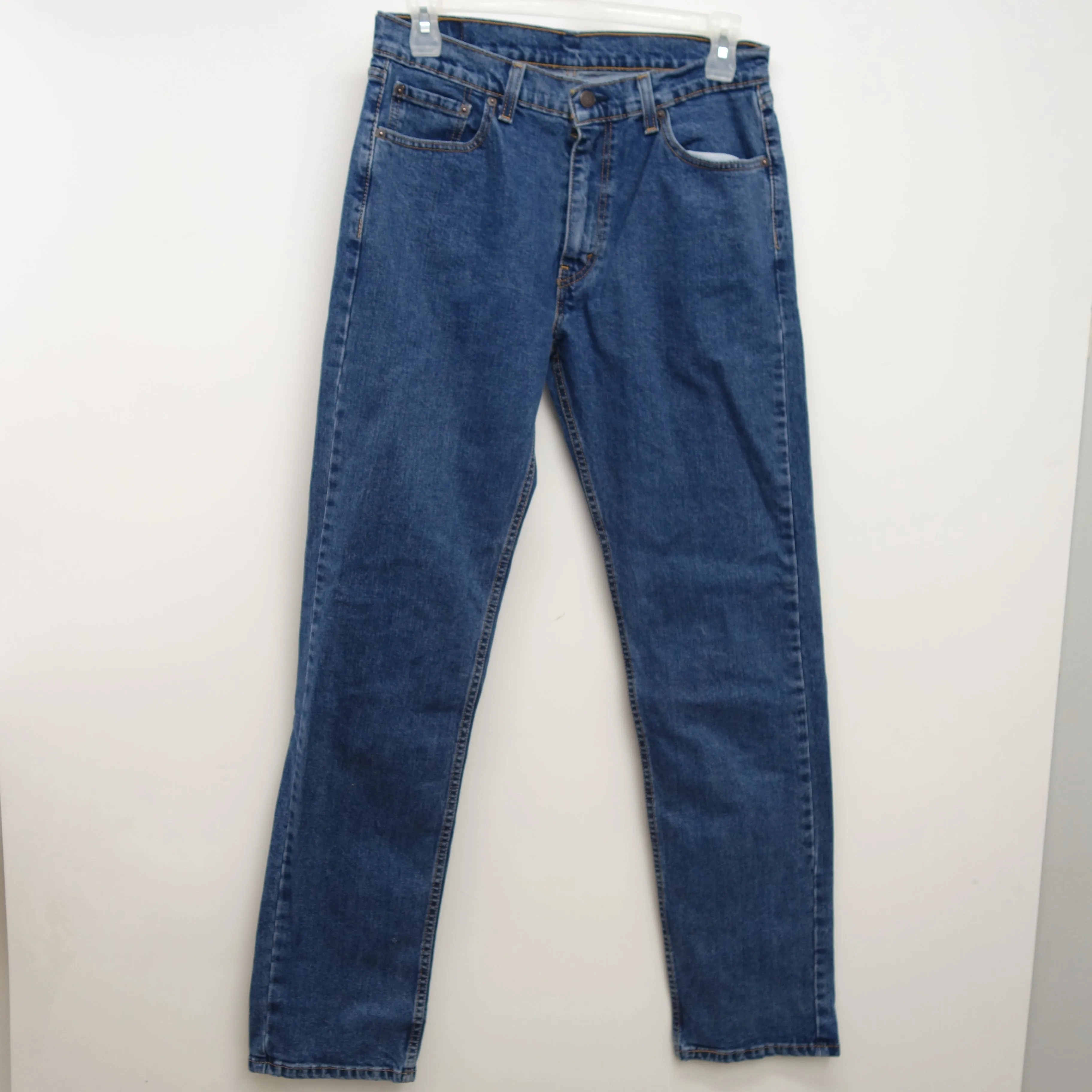 Levi's Mens 505 1765 Regular Fit Straight Leg Medium Denim Jeans 33 x 34