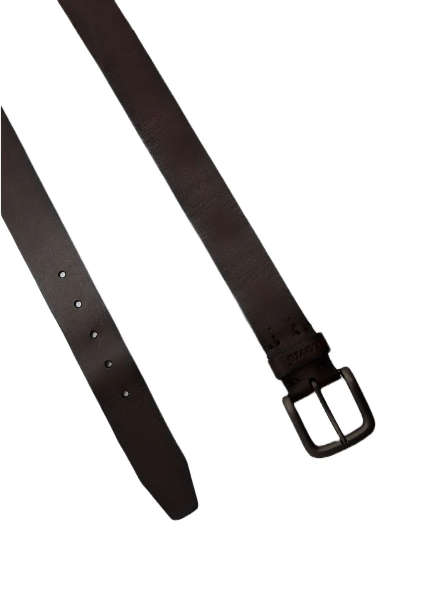 Levi's - Mens's Tumbled Icon Belt - Dark Brown
