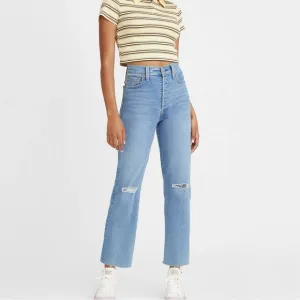 Levi’s Ribcage Straight Leg Ankle Jeans Size 32 NWT