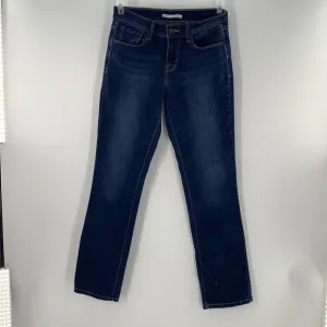 LEVIS STRAIGHT LEG 505 DARK COLOR JEANS SIZE 4