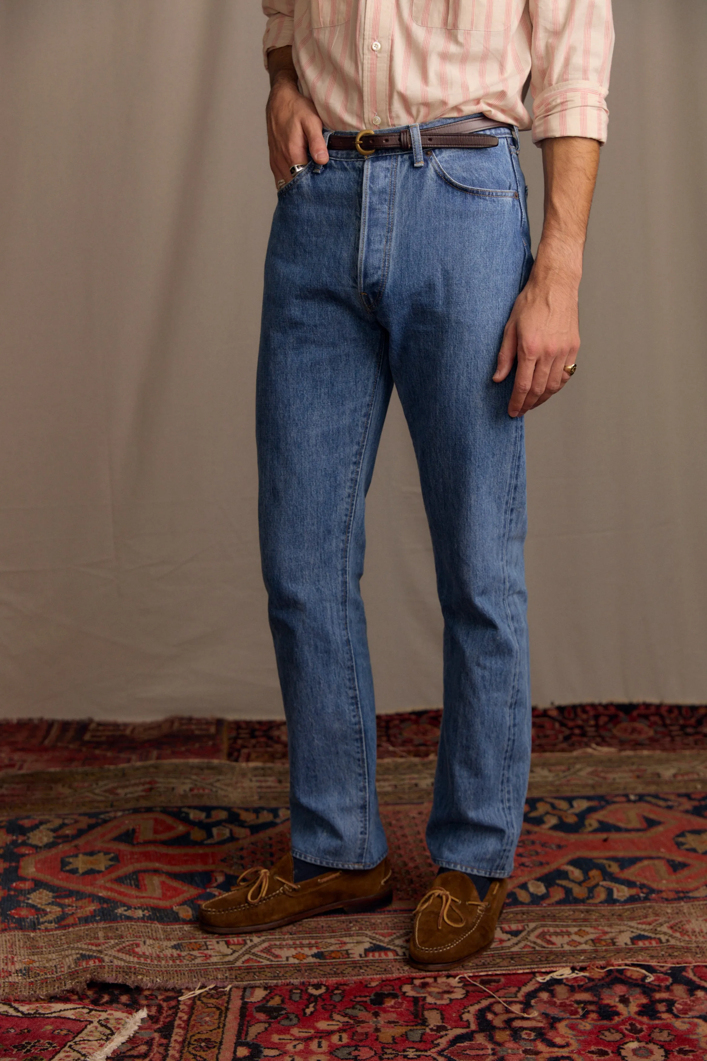Light Wash Selvedge Denim