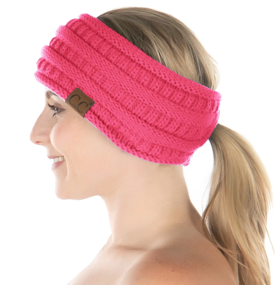 Lined Ponytail Headband