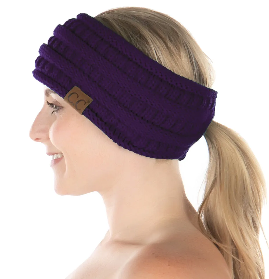 Lined Ponytail Headband