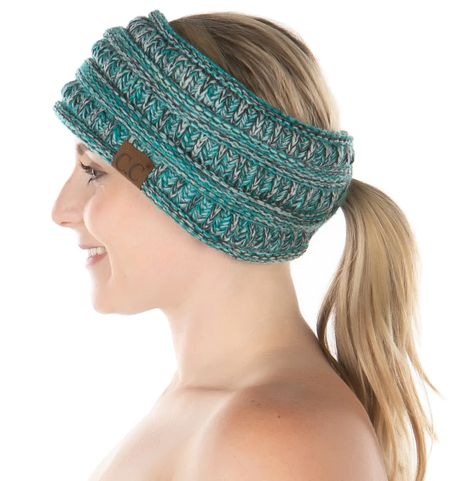 Lined Ponytail Headband