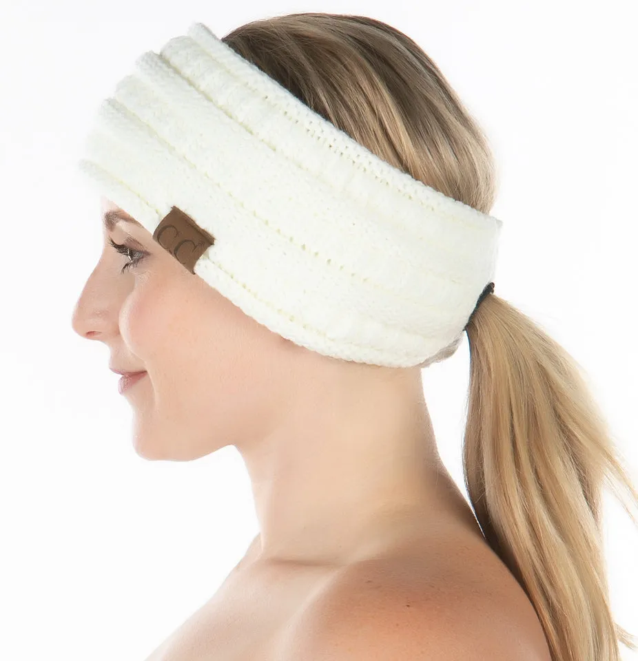 Lined Ponytail Headband