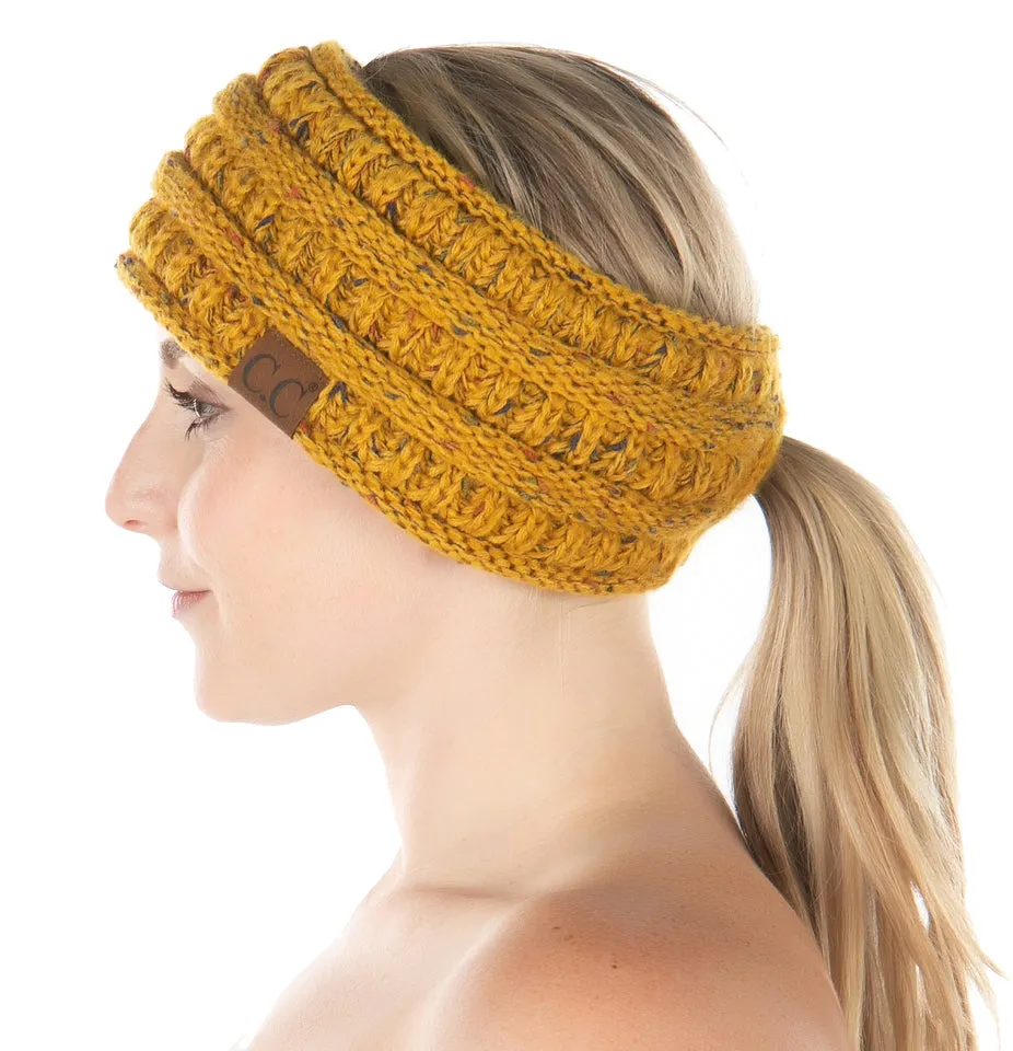 Lined Ponytail Headband