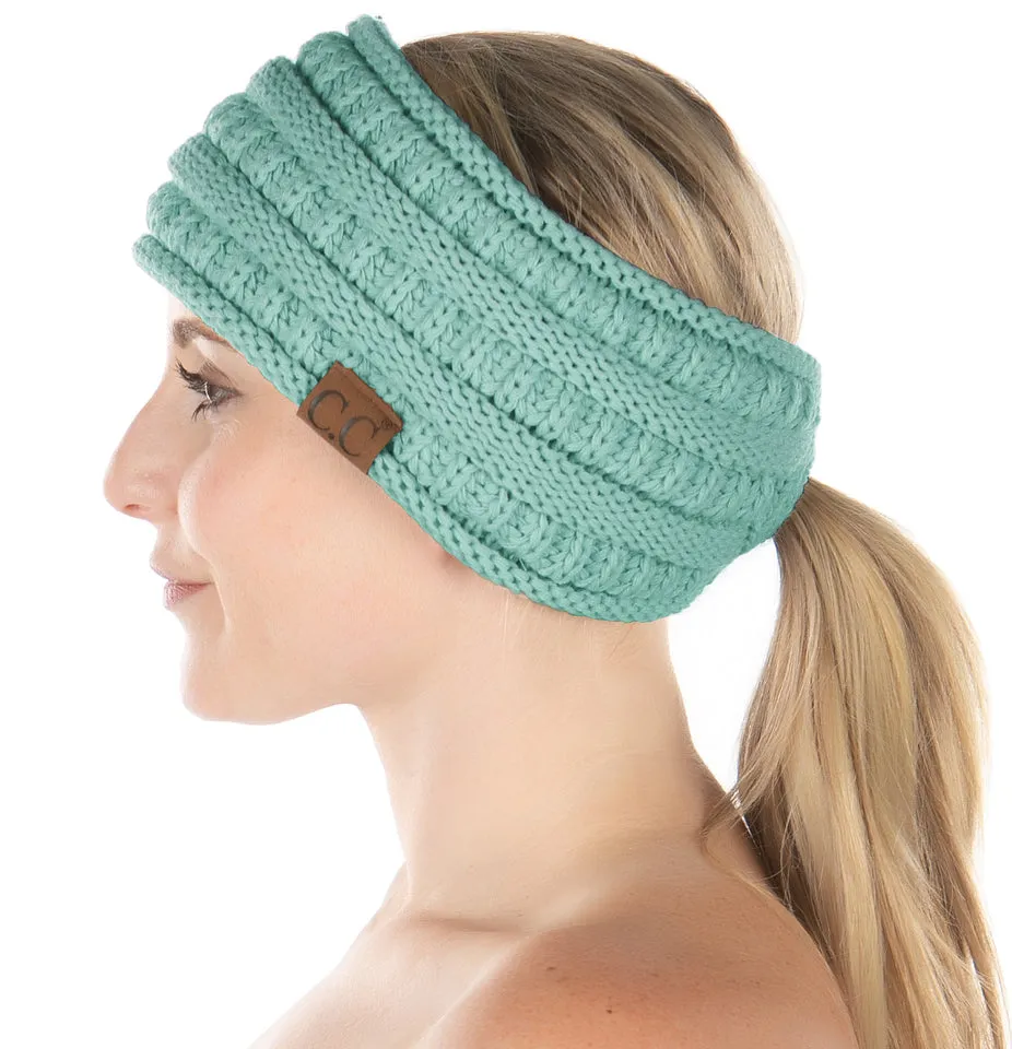 Lined Ponytail Headband