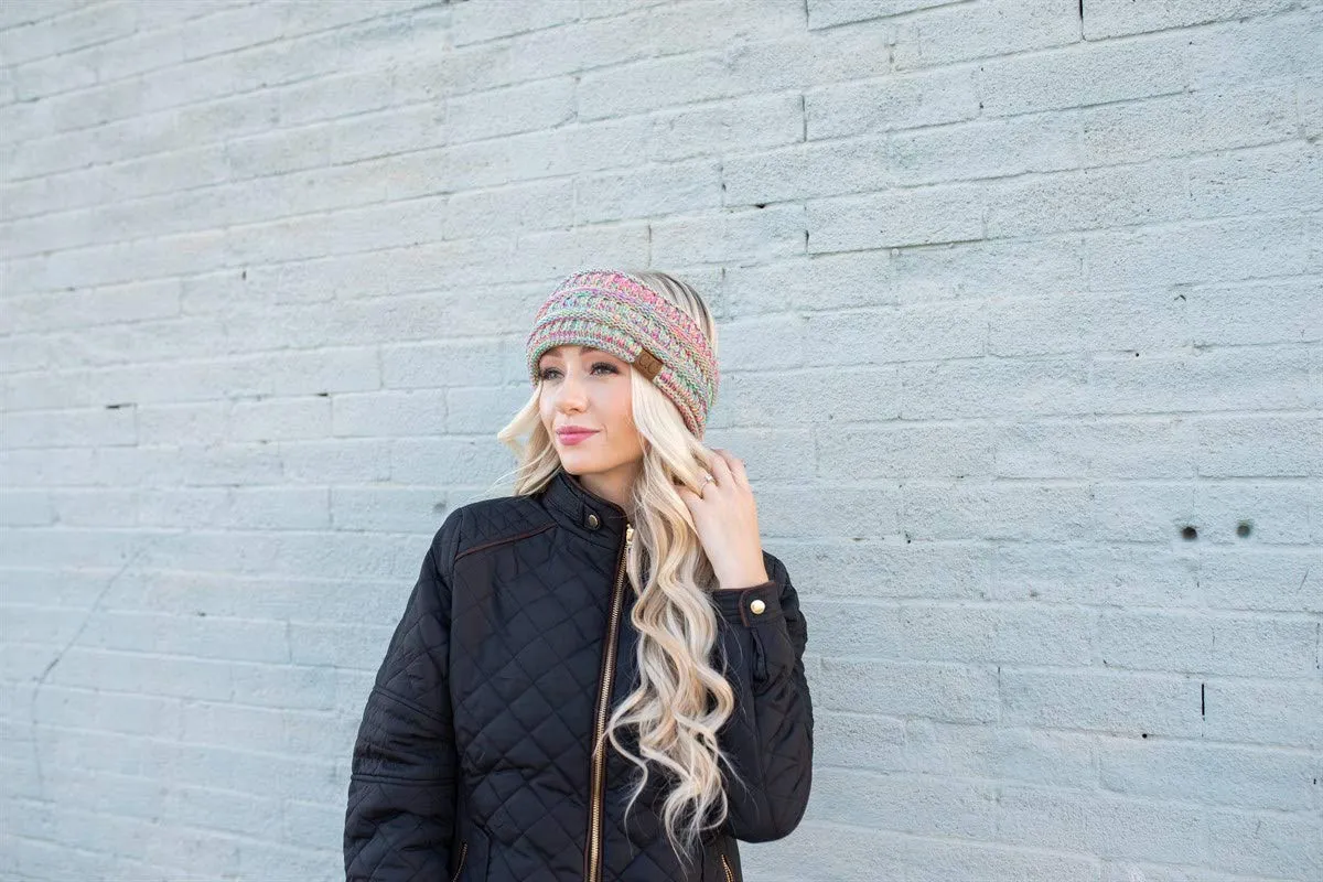 Lined Ponytail Headband