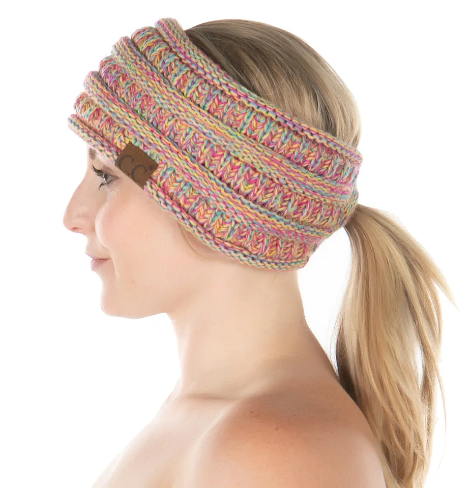 Lined Ponytail Headband