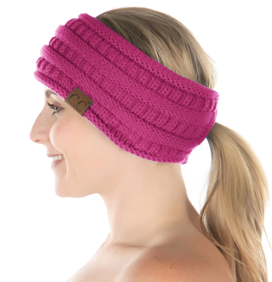 Lined Ponytail Headband