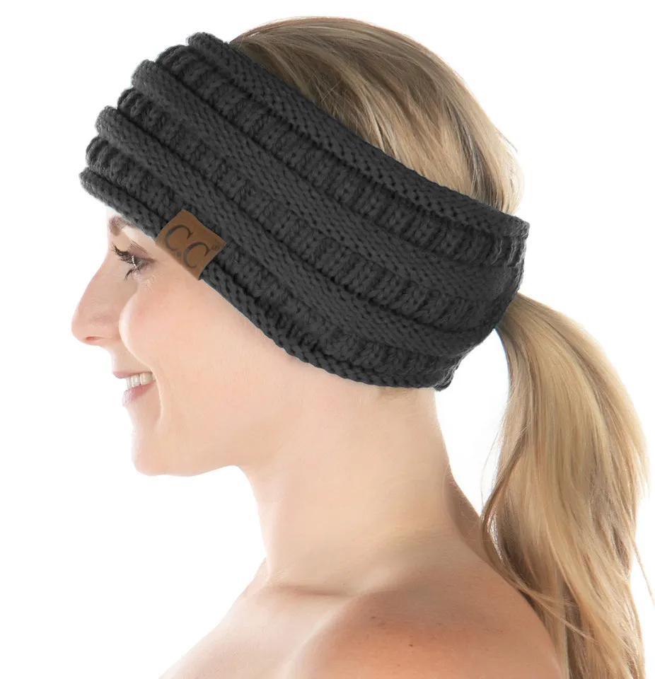 Lined Ponytail Headband