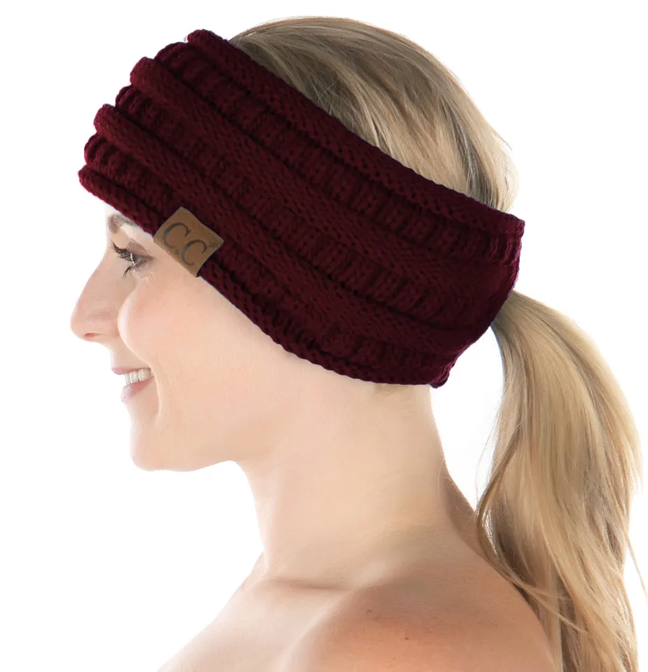 Lined Ponytail Headband