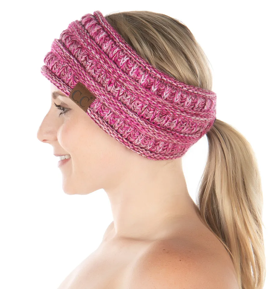 Lined Ponytail Headband