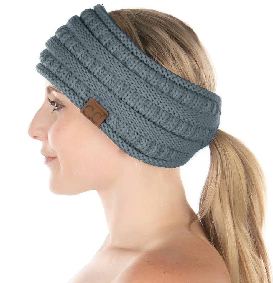 Lined Ponytail Headband