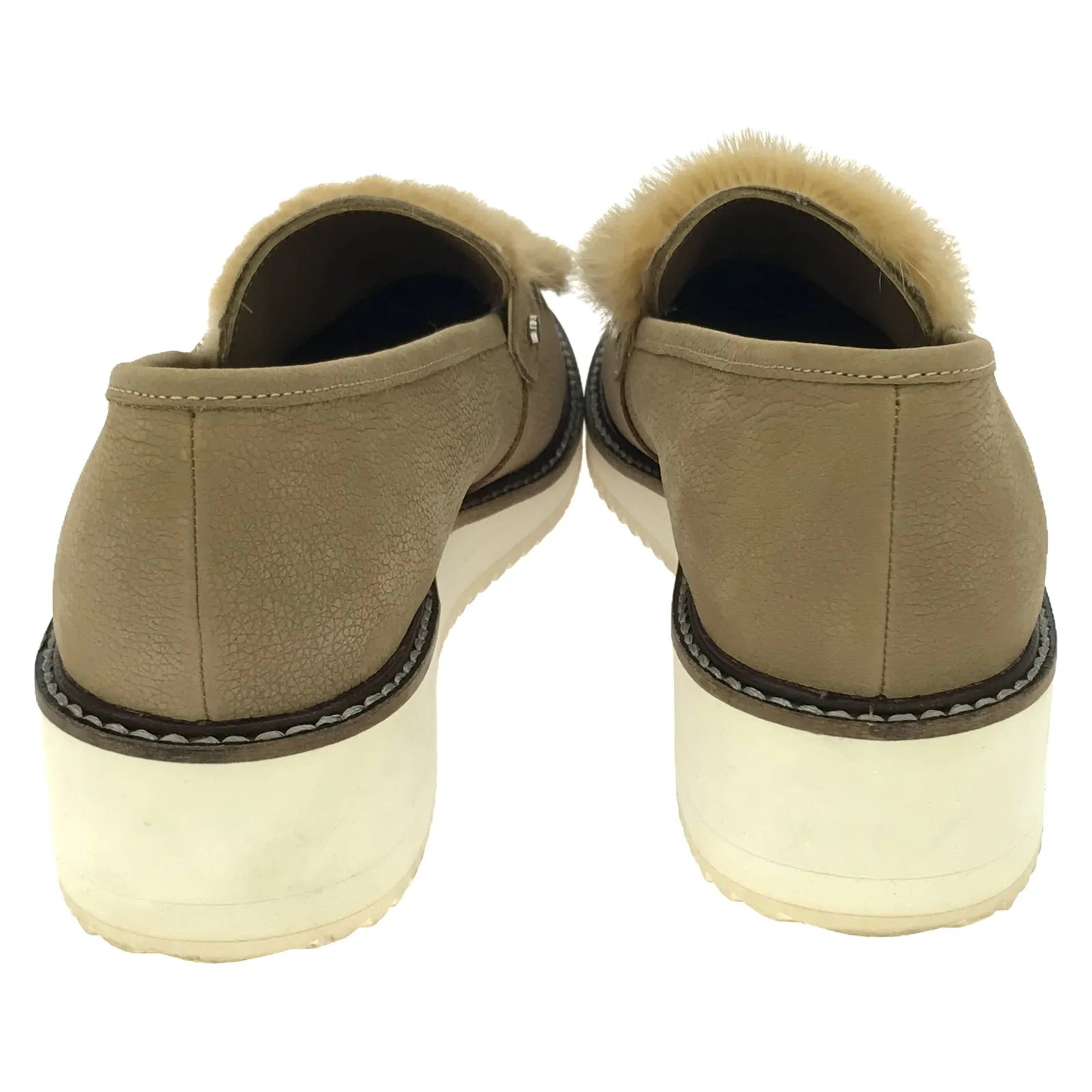 Loafers Loafers Embossed Leather Beige