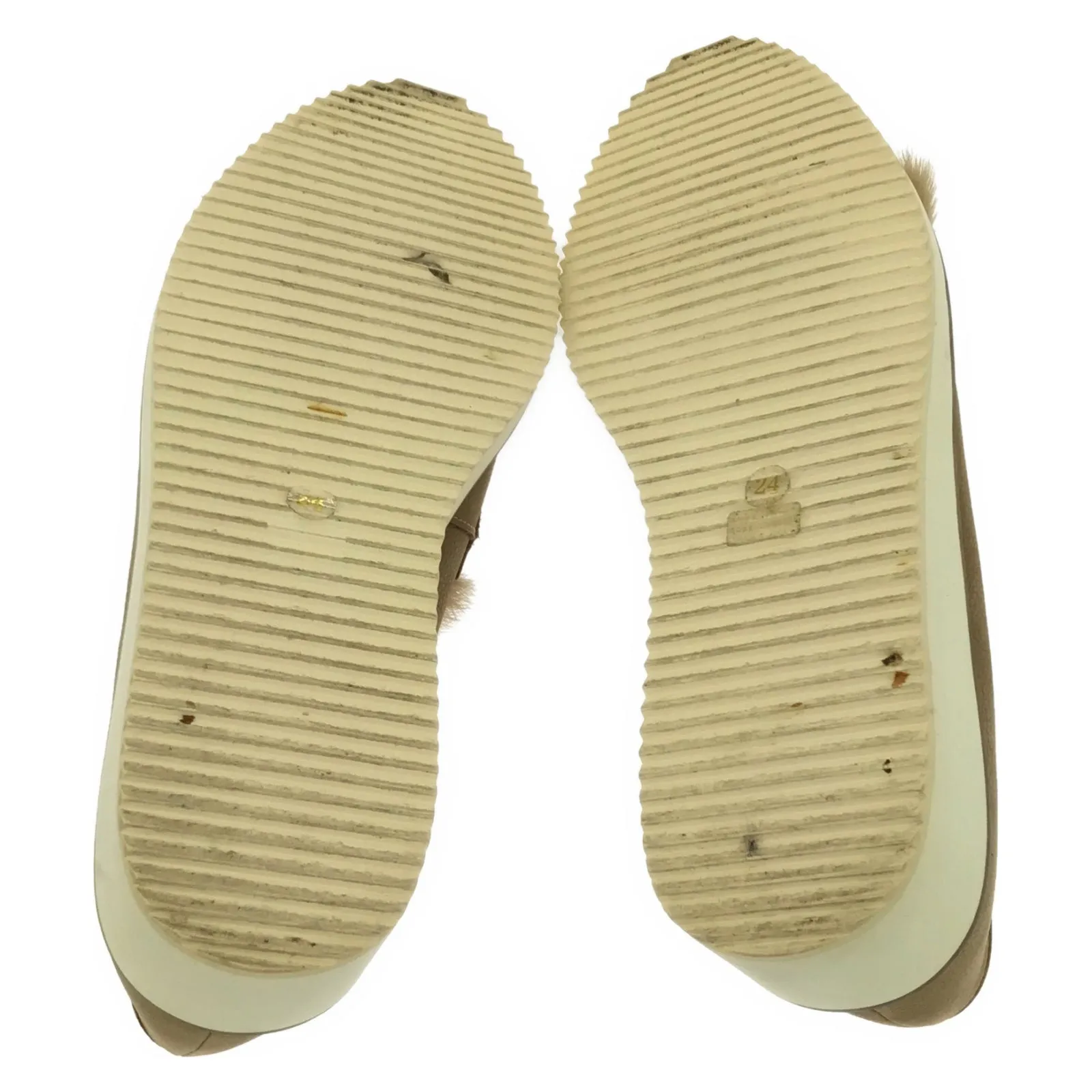 Loafers Loafers Embossed Leather Beige