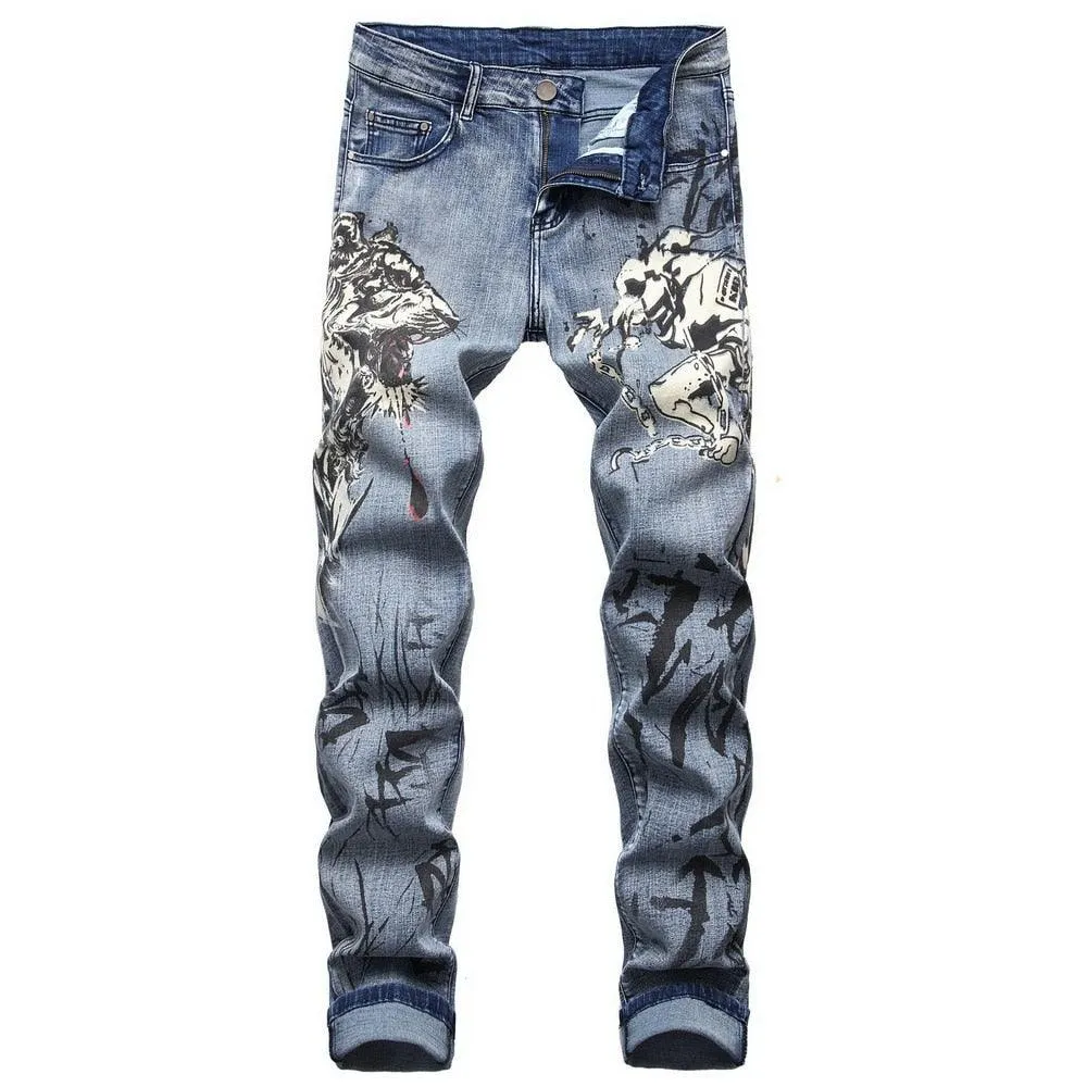 Long Classic Slim Fit Stretch Jeans