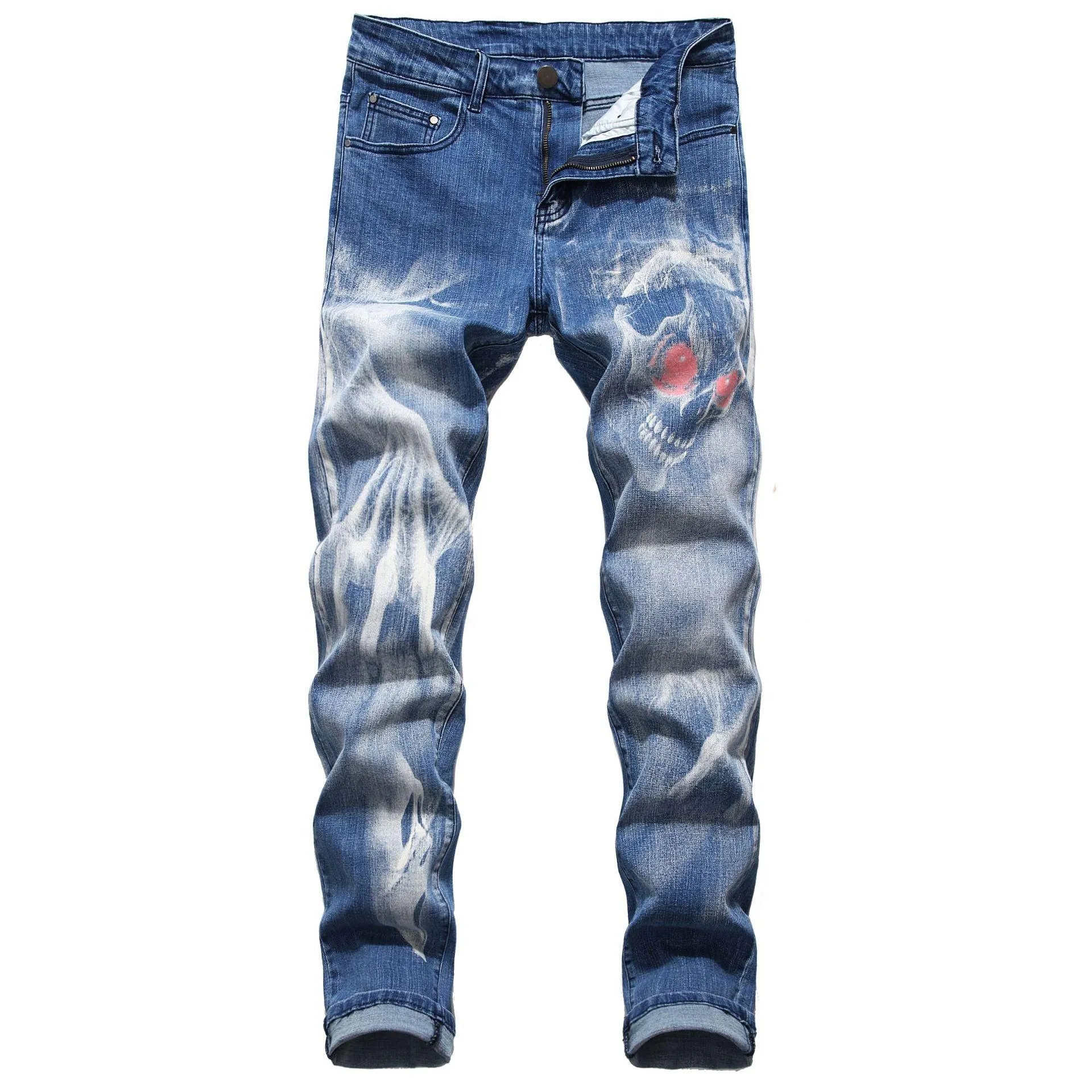 Long Classic Slim Fit Stretch Jeans