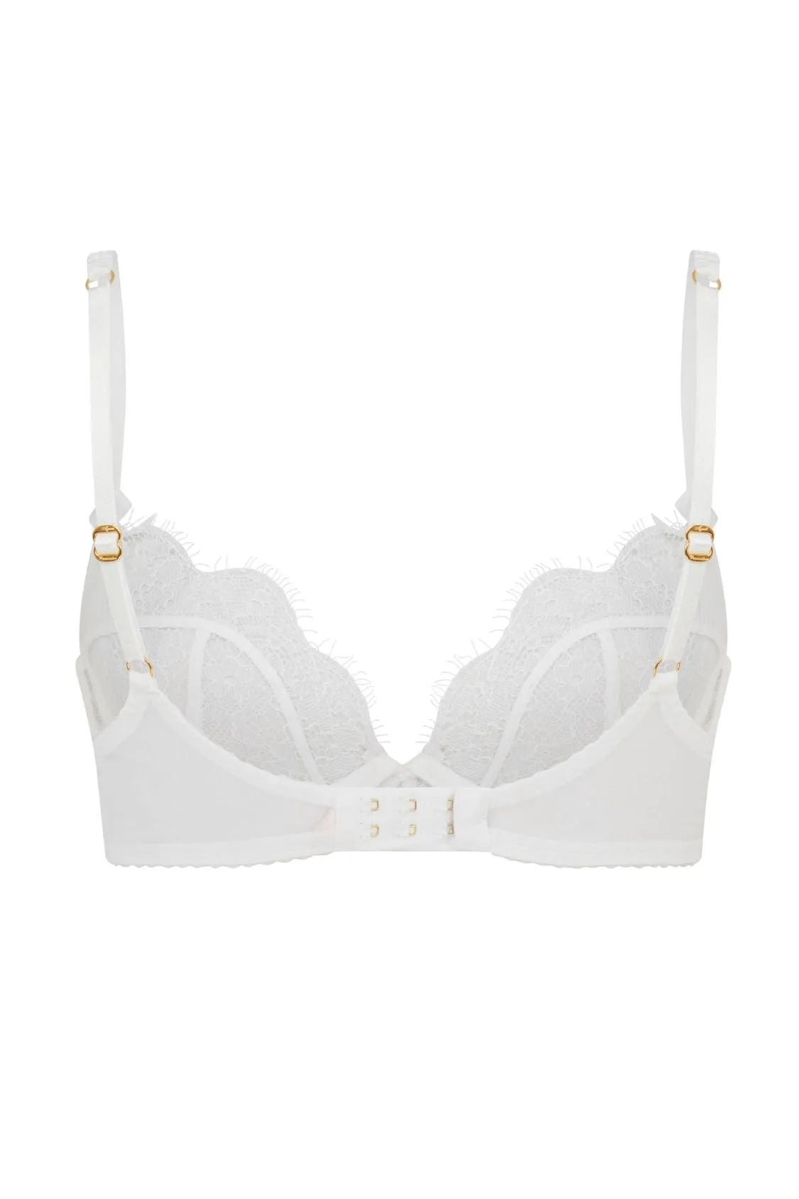Lorna Lace Bra - White
