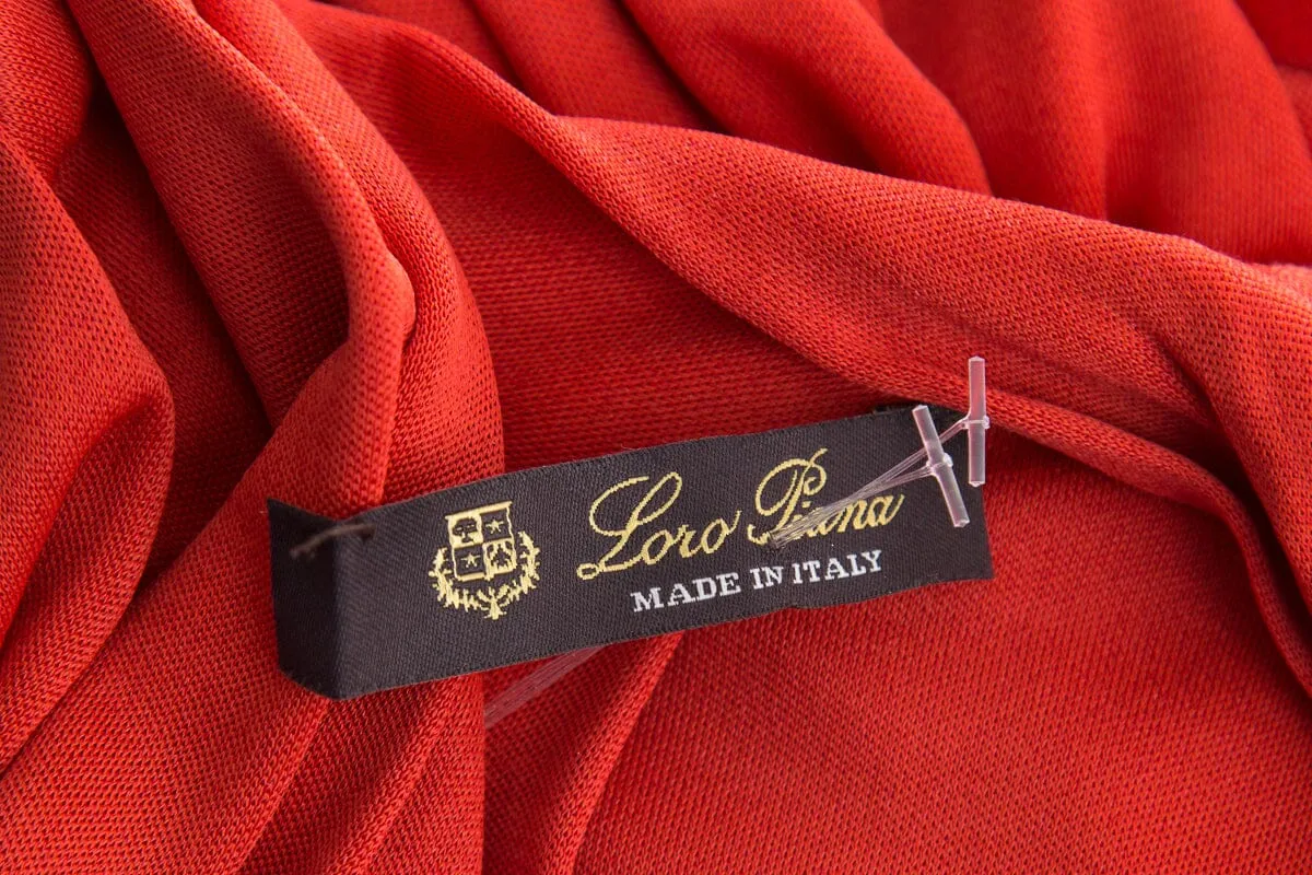Loro Piana Red Maxi Dress SZ 42