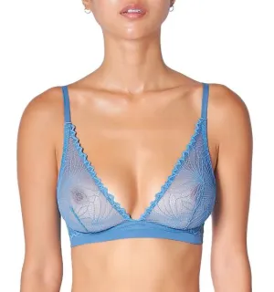 Love Hangover Wireless Bralette - Denim Blue -