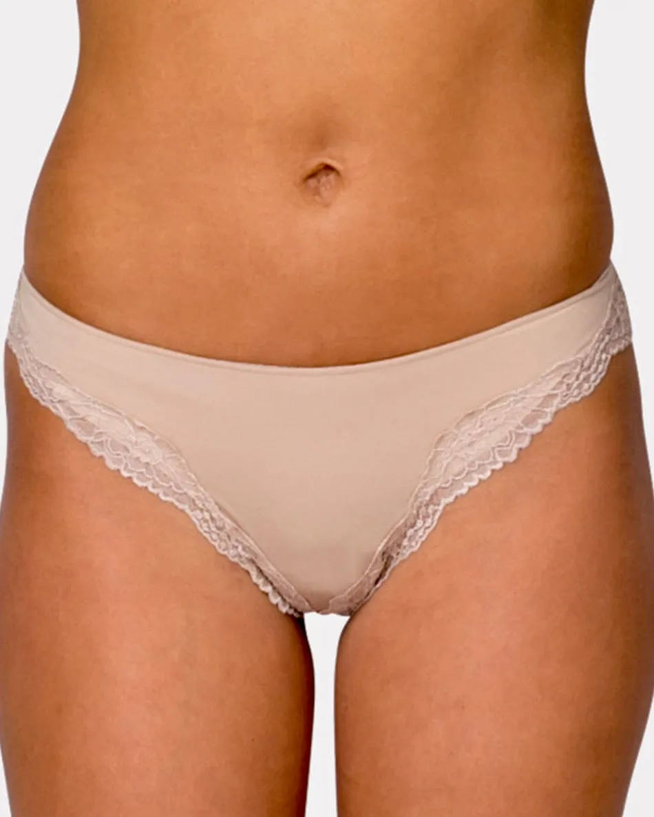 Love&Lustre - Classic Lace Thong - Nude