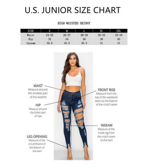 Lover Brand Ripped Skinny Jeans