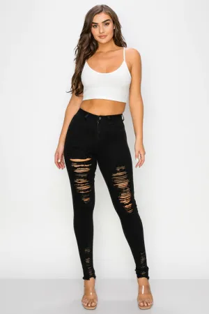 Lover Brand Ripped Skinny Jeans