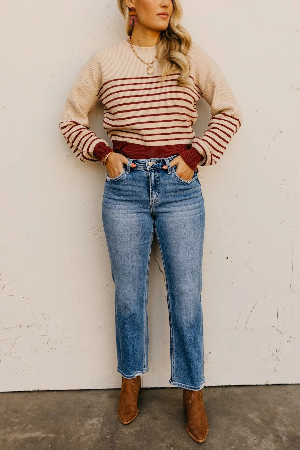 Lovervet by Vervet | The Suri High Rise Straight Denim