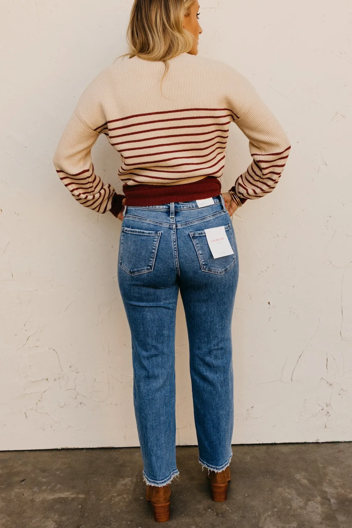 Lovervet by Vervet | The Suri High Rise Straight Denim