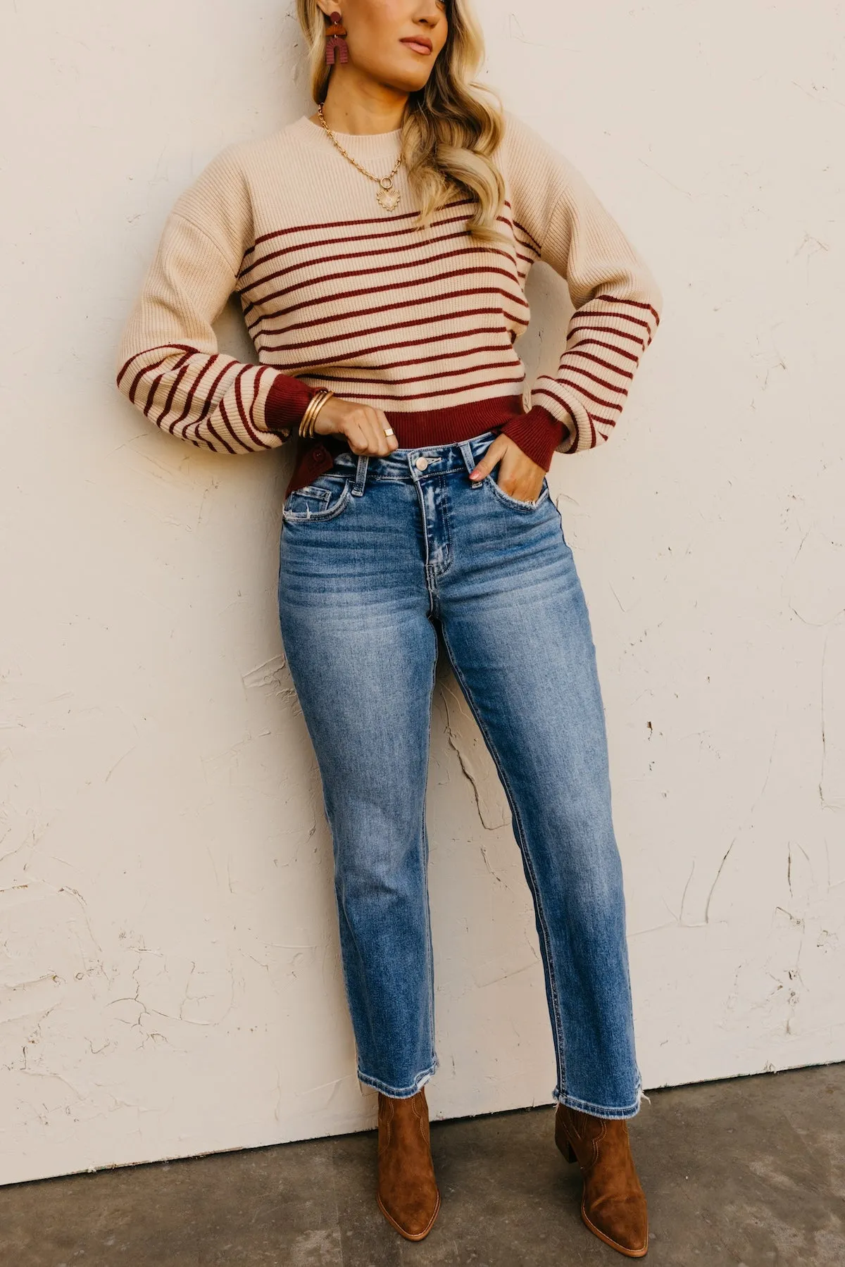 Lovervet by Vervet | The Suri High Rise Straight Denim
