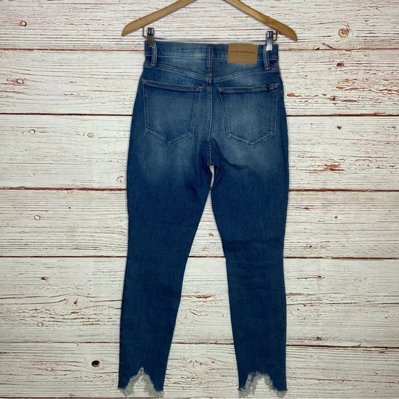 Lucky Brand Brigette High Rise Skinny Ankle Jeans Sz 27