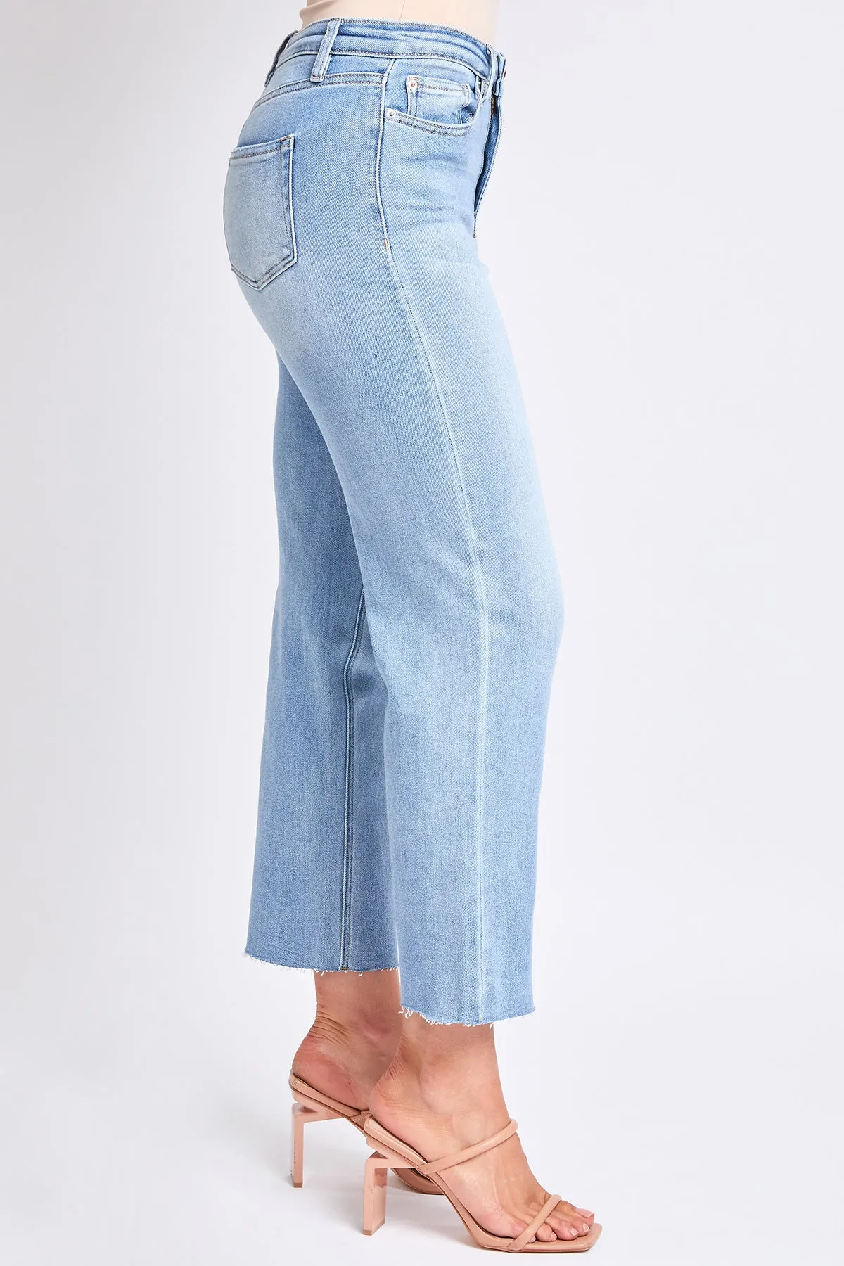 Luxe Cropped Straight Leg Jeans