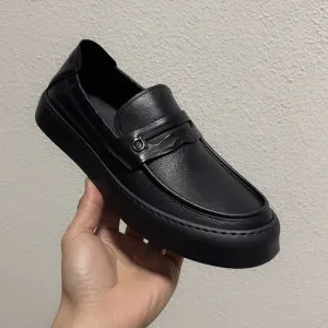 LuxeStride Herren Leder Loafers