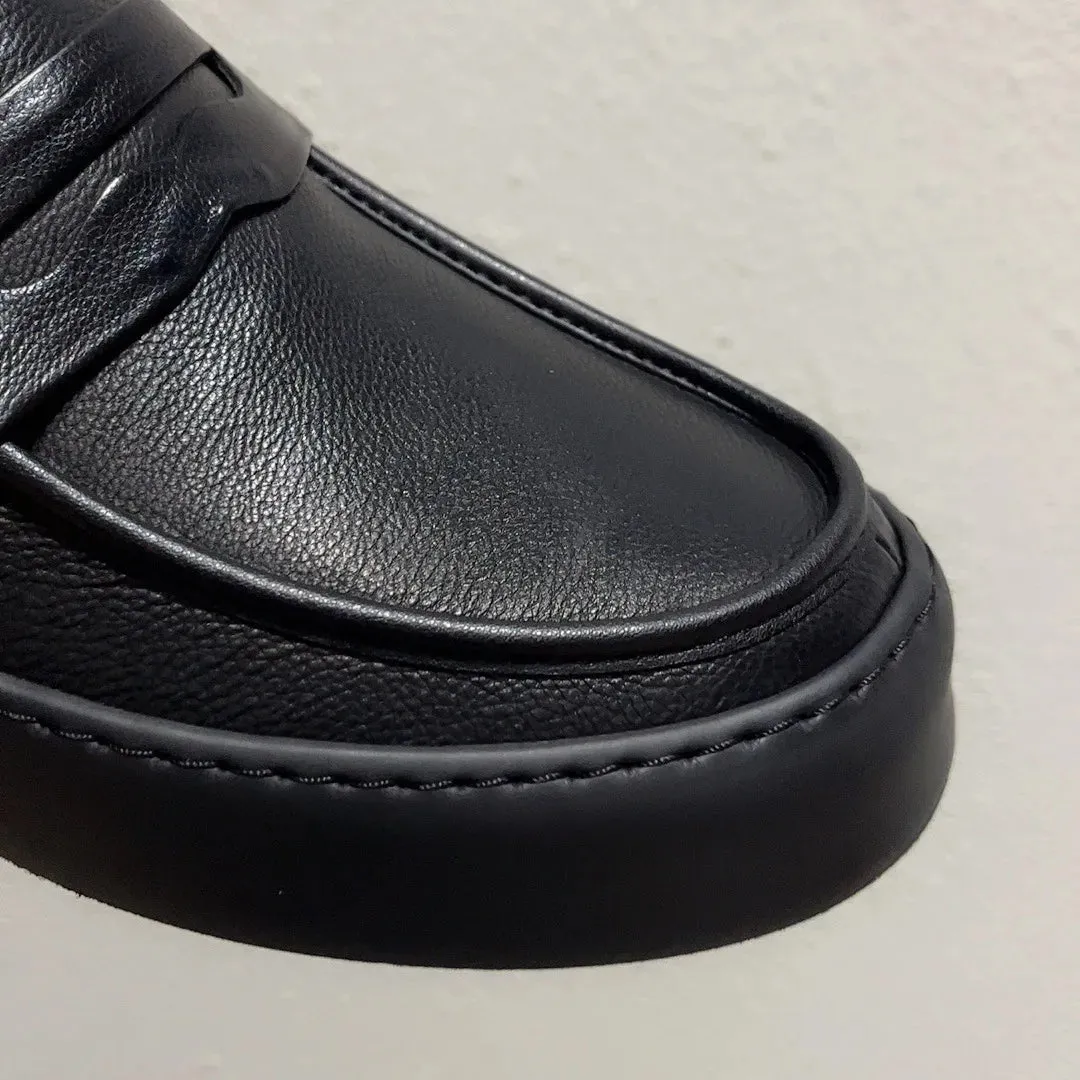 LuxeStride Herren Leder Loafers