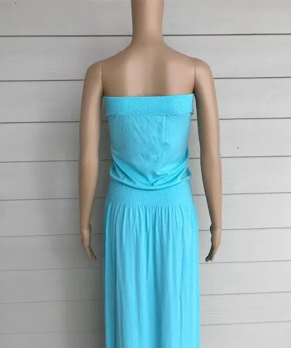 M. Rena Angel Blue Maxi Dress