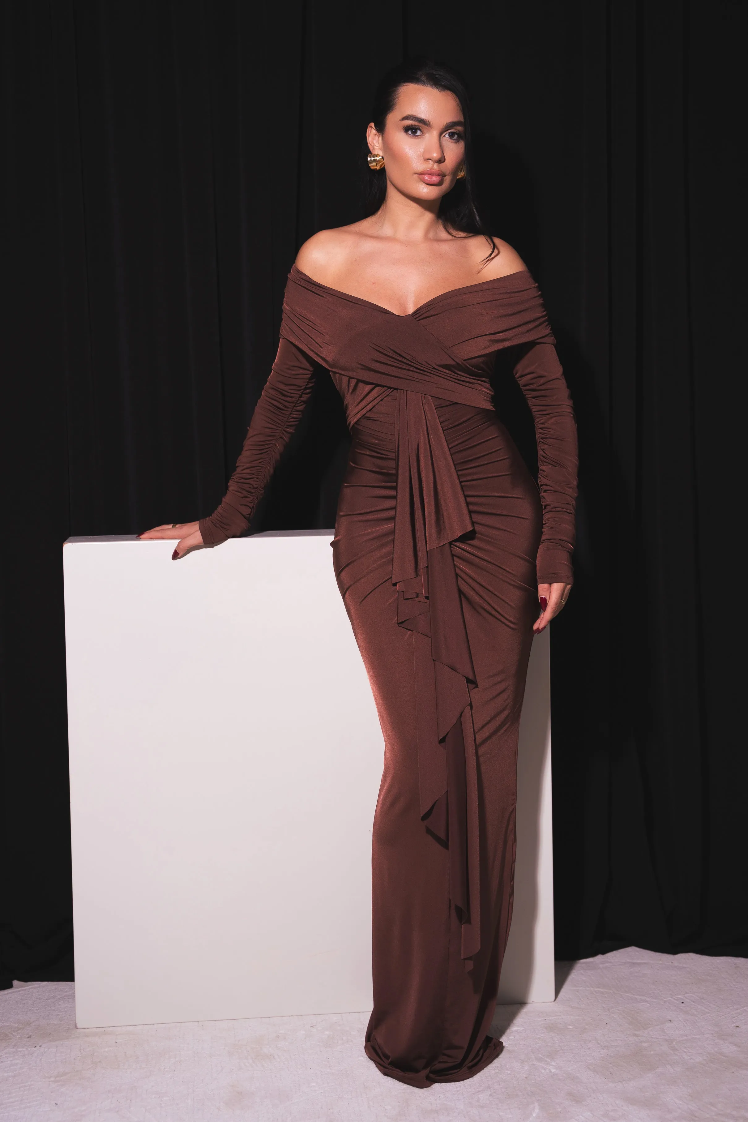 Maddie Chocolate Dress