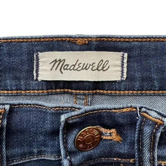 Madewell 10&quot; High Rise Skinny Jeans in Danny Wash Size 25