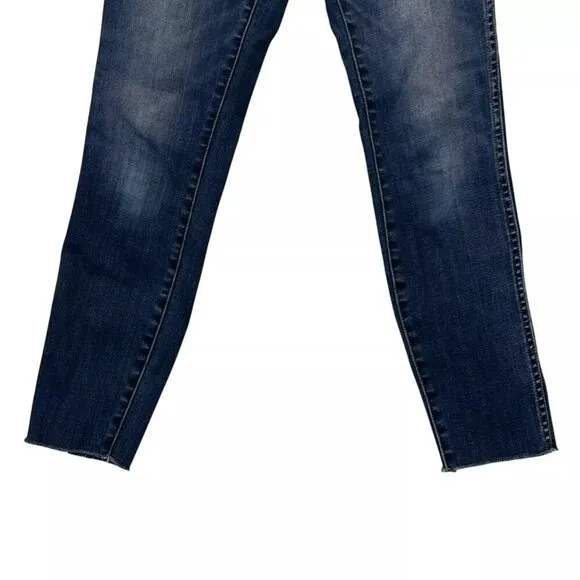 Madewell 10&quot; High Rise Skinny Jeans in Danny Wash Size 25